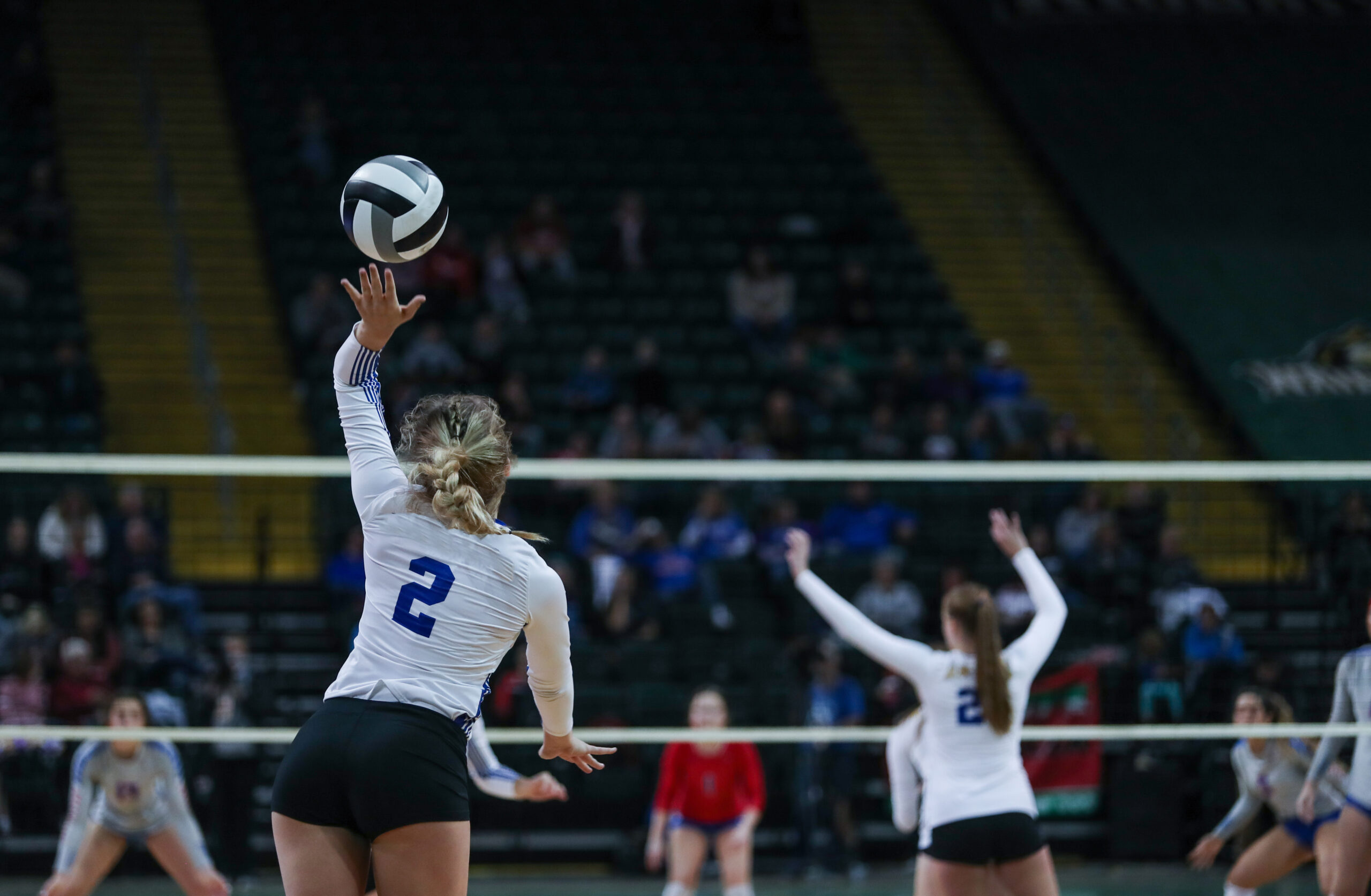 indoor volleyball game